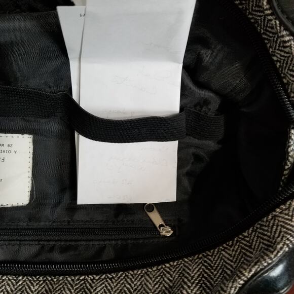 ads Attitude Design Style Houndstooth Women's Lap Top Bag Purse, Messenger Bag - Picture 9 of 13